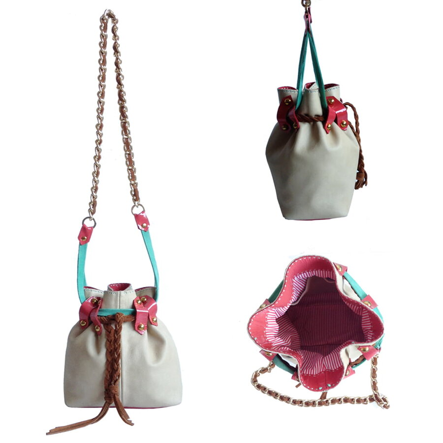 Bolso marinero de cuero artesanal — proyecto del curso Tanten Moda