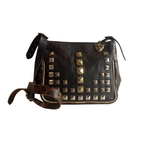 Morral de cuero artesanal con cierre y correa — proyecto del curso Tanten Moda