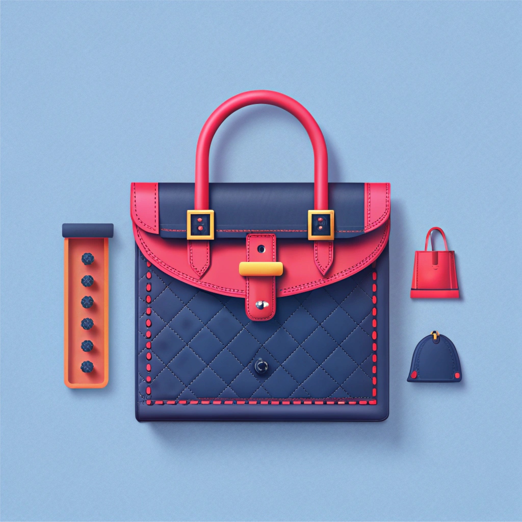 Molde dibujado a mano y patrón para crear carteras de cuero artesanales